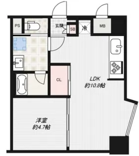 インプルーブ西巣鴨 【9階】の間取り