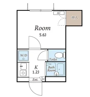 ルネサンス平和台【1階】の間取り