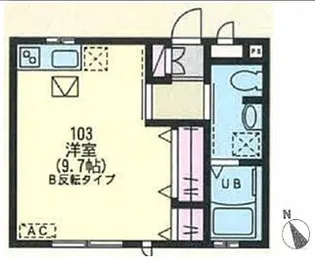 堤第【1階】の間取り