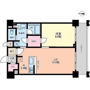 プライマル板橋本町【4階】の間取り