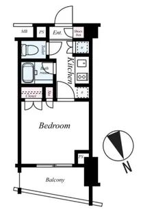 AXASXEBEC板橋EAST【4階】の間取り