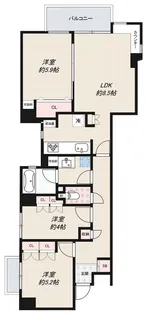 インプルーブ西早稲田【1階】の間取り