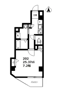 DeLCCS池袋本町【7階】の間取り