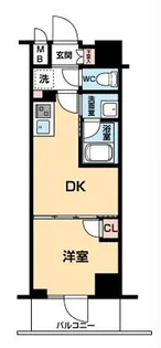 ハーモニーレジデンス大塚山手インサイド【6階】の間取り