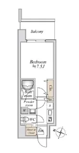 板橋本町ステーションレジデンス【8階】の間取り