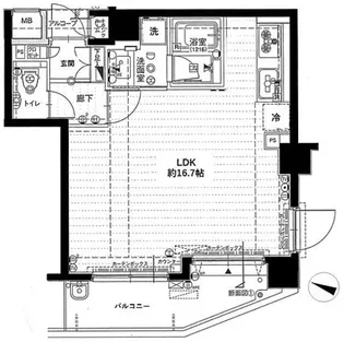 ロータリーパレス春日文京【2階】の間取り