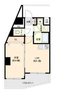 ONE ROOF FLAT【10階】の間取り