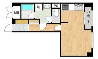パストラルハイム面影橋【4階】の間取り