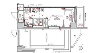 SAKURA AXIS 中板橋【8階】の間取り