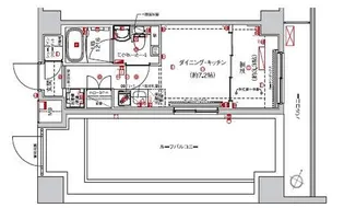 SAKURA AXIS 中板橋【9階】の間取り
