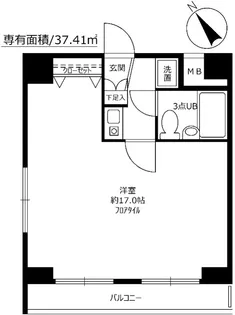 岡田ビル【5階】の間取り