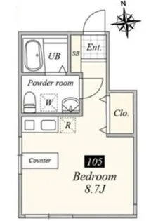 Historia春日町【1階】の間取り