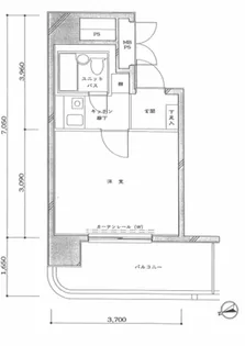 パシフィック池袋香栄【5階】の間取り
