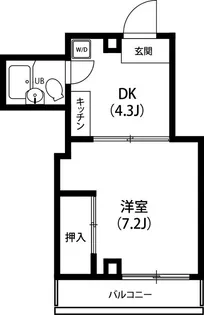 エクセルハナブサ【3階】の間取り