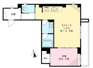 プラサート22【2階】の間取り