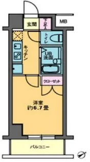 カスタリア要町【12階】の間取り