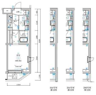 REGOLITH板橋本町【1階】の間取り