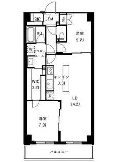 ザ・ケンジントン・レジデンスときわ台【1階】の間取り