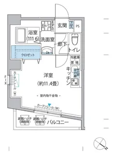 FIORE KOMAGOME【4階】の間取り