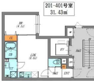 LUORE文京本駒込【3階】の間取り