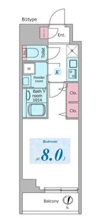 ドゥーエ板橋区役所前 【3階】の間取り