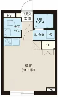 レピュア池袋本町レジデンスEAST【4階】の間取り