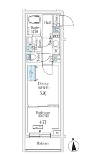 プラネソシエプラス桜台【2階】の間取り