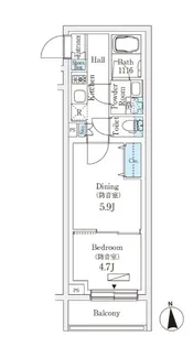 プラネソシエプラス桜台【2階】の間取り