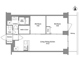 KDXレジデンス上板橋【3階】の間取り