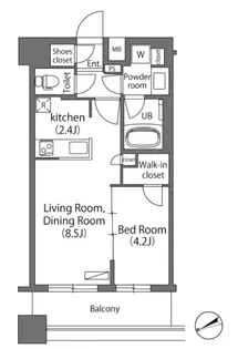 エミリブ練馬【9階】の間取り