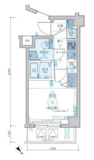 リヴシティ東池袋【3階】の間取り