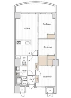 コロネード春日【7階】の間取り