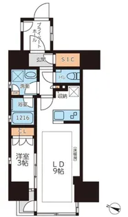 グランカーサ本駒込【10階】の間取り