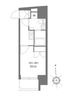 シティーウォーク練馬【2階】の間取り