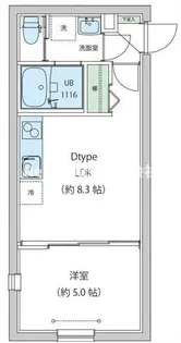 レオーネ早稲田【1階】の間取り