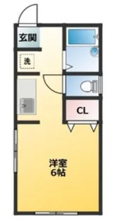 マ・メゾンミュー【1階】の間取り