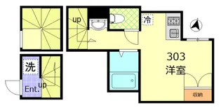 A・Wレジデンス池袋本町【3階】の間取り