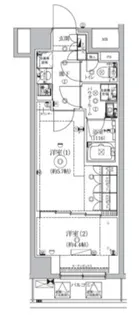 GENOVIA北池袋skygarden【2階】の間取り
