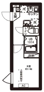 レピュア駒込レジデンス【3階】の間取り