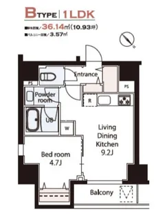 Weave Base -Asukayama Park 飛鳥山公園【3階】の間取り