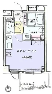 ドルフ後楽園ステーションフロント【11階】の間取り
