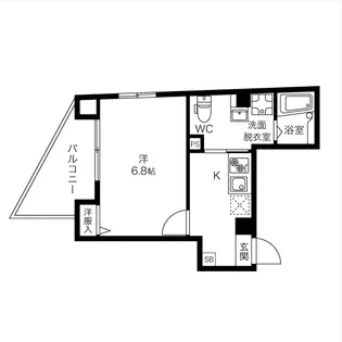 DeLCCS池袋本町【4階】の間取り