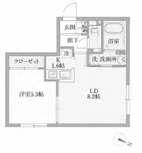 グローリオシェルト志村坂上【3階】の間取り