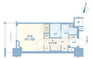 ブランズ文京本郷一丁目【3階】の間取り
