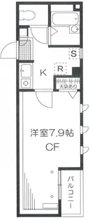 クレセント戸山【3階】の間取り