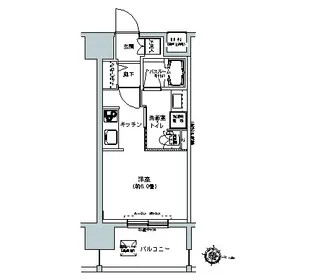 パークキューブ板橋本町【7階】の間取り