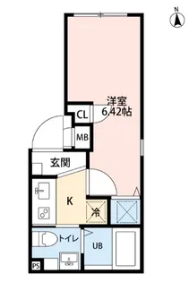 アトリオ新宿早稲田【5階】の間取り