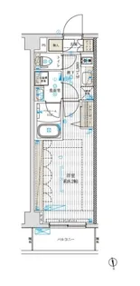 ブライズ神楽坂DUE【5階】の間取り