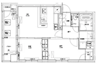 クラッシーコート北大塚【4階】の間取り