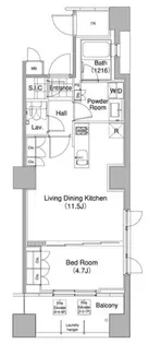 コンフォリア東池袋WEST【3階】の間取り